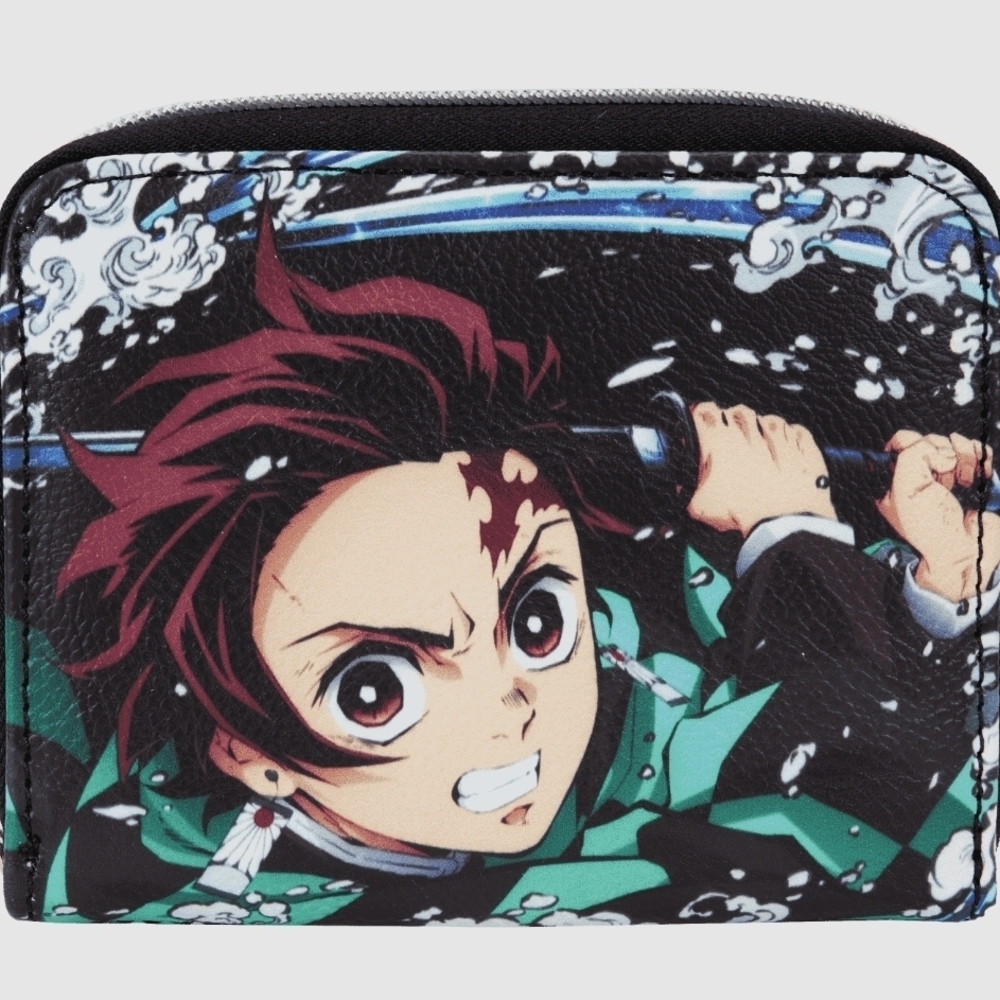 NWT Demon Slayer Tanjiro Kamado Zip Around Wallet